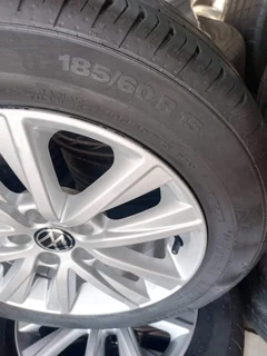 Polo Vivo Rims And TYRES 185/60/15 inch
