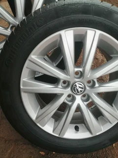 Set Of 15&#34;polo Vivo Mag Rims And Tyres Available In Good Conditions