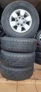 A set of 15inch Toyota hilux D4D mags and tyres for sale