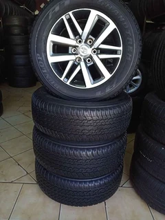 A set of 18inch Toyota Hilux mags and tyres for sale