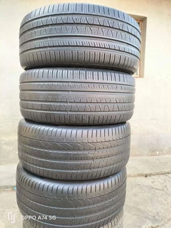 A set of 295/45/20 pirelli scorpion verd runflat tyres. Fit on Jeep Cherokee
