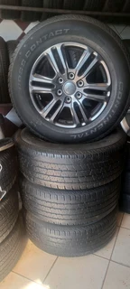 A setnof 18inch ford ranger  mags and tyres