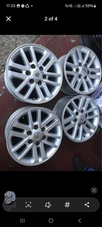 A set of 17inch hilux mags
