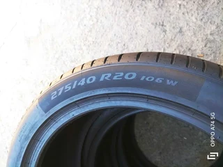 2x 275/40/20 Pirelli pzero normal tyres, 95%thrd, no repairs