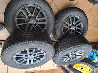 17 inches 4/4 rims and tyres Toyota Hilux available