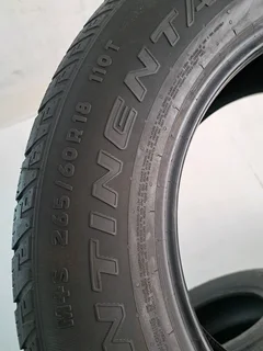 265/60/18 continental cross contact brand new