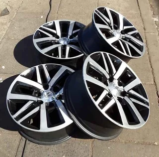 18 Inch Toyota Hilux (Dakar, D4D, Gd6), Fortuner rims 4 sale. Leave your whatsapp number if interest