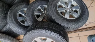 A set of 16inch Hilux mags and tyres