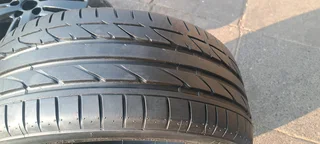 A set of 225/35/18 Bridgestone potenza run-flat.  Like new