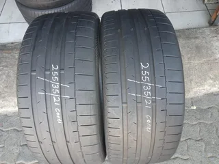 4x 255/35/21 continental  sport contact