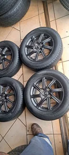 A set of 14inch Toyota Agya mags and tyres for sale