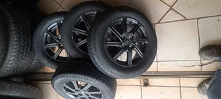 A set of 14inch Toyota Agya mags and tyres for sale