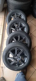 A set of 14inch Toyota Agya mags and tyres for sale