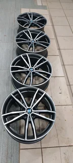 A set of 19inch M sport 4 and 5 series narrow and wide BMW . 8.5j and 8j like new