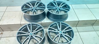 A set of 19inch M sport 4 and 5 series narrow and wide BMW . 8.5j and 8j like new