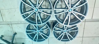 A set of 19inch M sport 4 and 5 series narrow and wide BMW . 8.5j and 8j like new