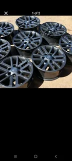 17inch dark grey toyota bakkie rims