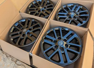 17&#39; Toyota Hilux D4D mag rims Black PCD 6/139&#39; For Toyota Hilux/Legend 45/GD6/Fortuner/D4D