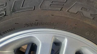 17 inche D4d Toyota Hilux Mag Rims and Tyres for sale