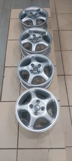 14inch set of toyota rims 4/100