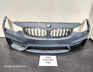 OEM BMW F80 F82 F83 M3 M4 Front Bumper Cover Panel Assembly PDC Gray Primed