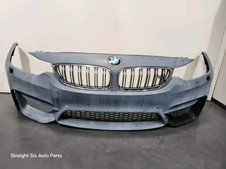 OEM BMW F80 F82 F83 M3 M4 Front Bumper Cover Panel Assembly PDC Gray Primed