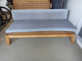 Two outdoor wooden benches For Sale R 4000  - Stellenbosch