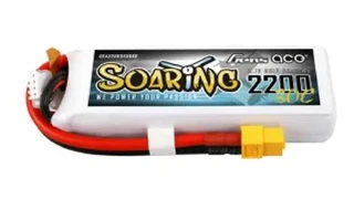 Lipo battery Pack 2200mAh 3S 30C 11.1v.