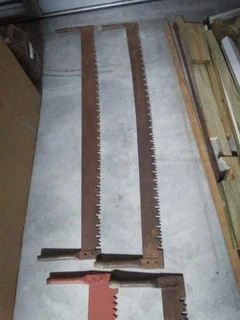 Vintage wood saw