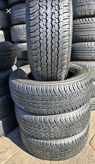 265/65 R17 Dunlop Grandtrek AT25 tyres.