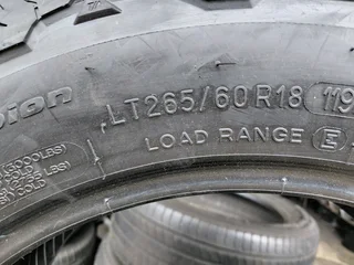 Brand new 265/60 R18 BF Goodrich All-Terrain k02 tyres