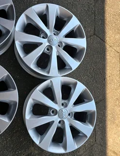 15&#34; Kia Rio mags (4×100pcd)