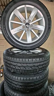 Brand new 185/60 R15 VW Polo wheels are available.