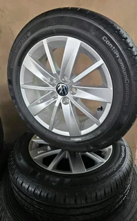 Brand new 185/60 R15 VW Polo wheels are available.