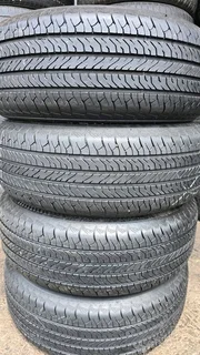 Fairly used 215/60 R17 Apollo tyres.