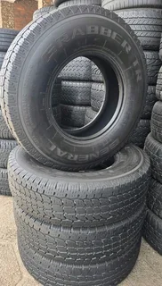 We are offering four General Grabber TR LT 235/85 R16 tyres