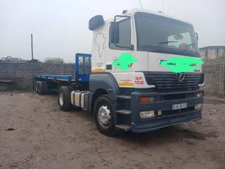 Merc 1835 Across 2002 &#43; dbl axle trailer / Merc 1835 Axor 2004 &#43; dbl axle trailer