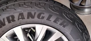 18inch Toyota Fortuner/Landcruiser original original mags with 255/65R18 Goodyear wrangler territory