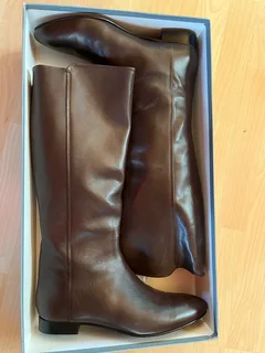 Women’s Leather Boots - Trenery - Size 8