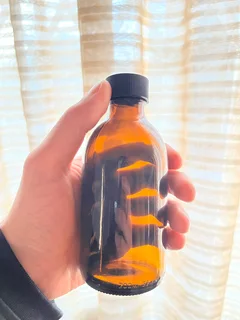 200ml Amber Glass Bottle with Screw Cap