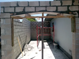 We do renovation, plastering, paving, building, roofing and etc