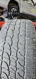 Used tyres to fit Hilux, 4 x 265x60x18. Michelin LTX Force