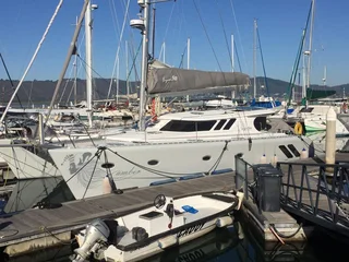 Catamaran Boom by Angela Collins Yachts