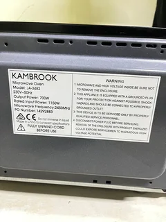 Microwave - Ad posted by abdull wahab rafi butt