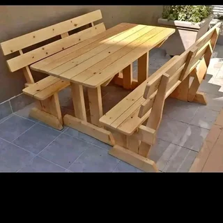 Picnic benches