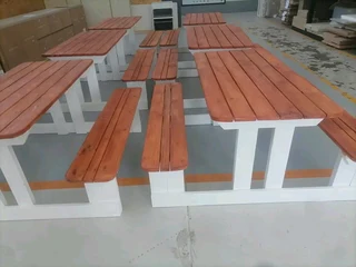Picnic benches