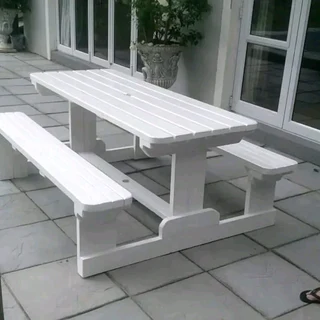 Picnic benches