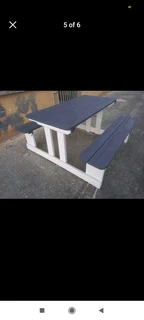 Picnic benches