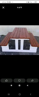Picnic benches