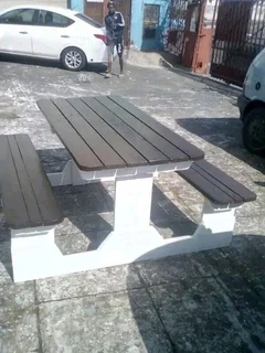 Picnic benches